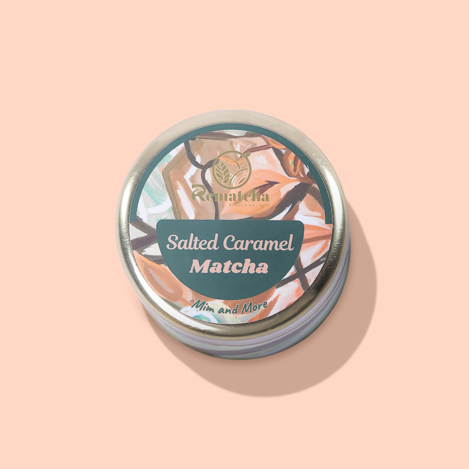 salted caramel solid background (1) ماتشا Salted Caramel - الصورة 1